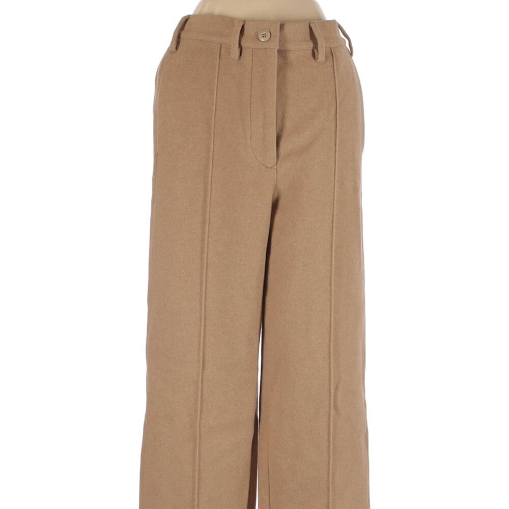 EUC MM6 Maison Martin Margiela Cropped Tan Wool Pants eu 38/us 2.